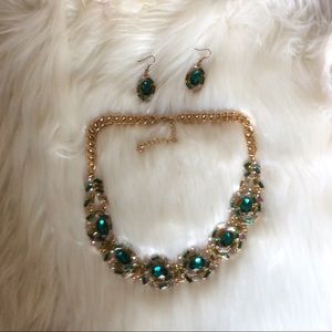 Necklace and earrings set